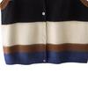Sibaisha Women's Striped Round Neck Short Vest