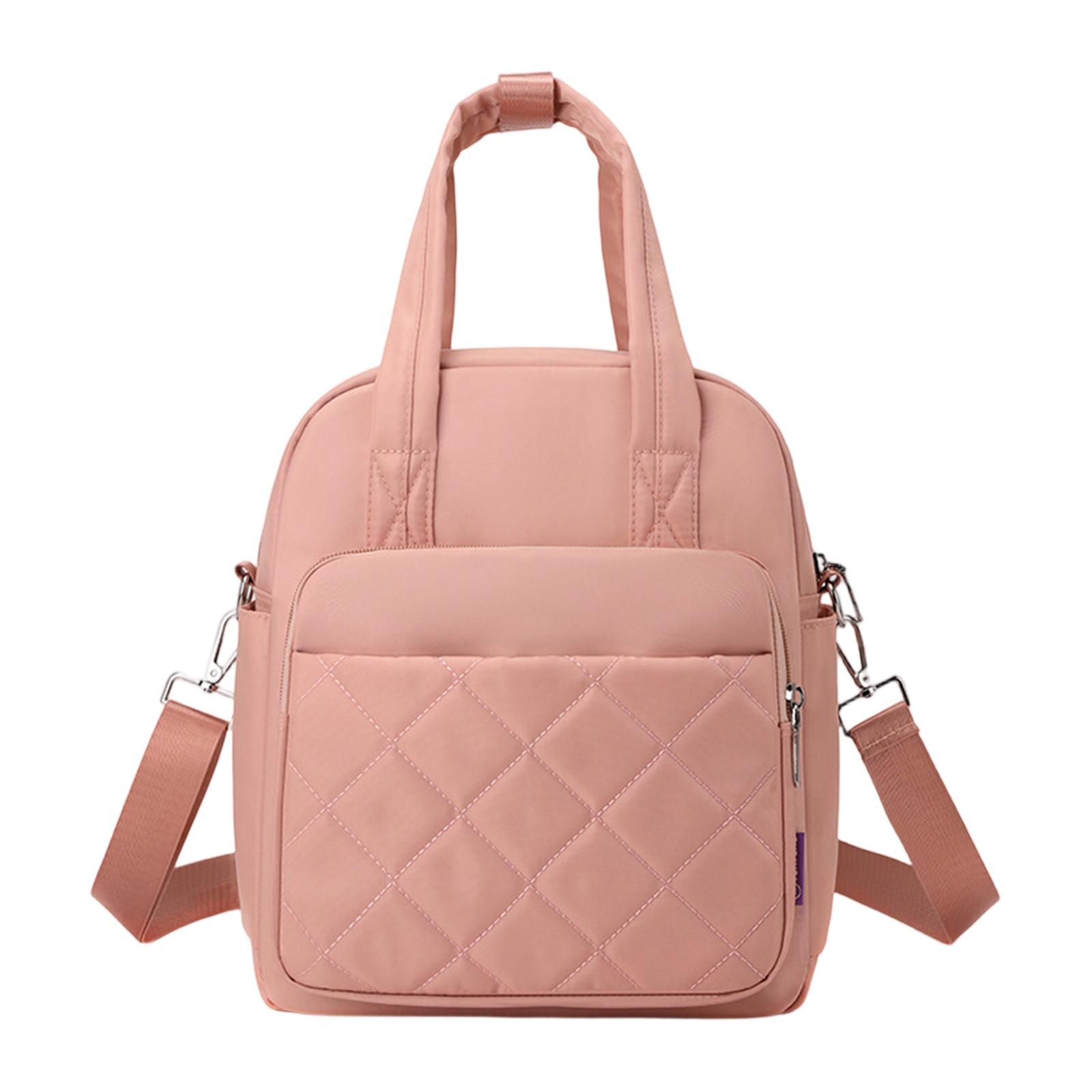 

Женский многоцелевой рюкзак большой вместимости, переносной рюкзак с одним плечом One Size розовый