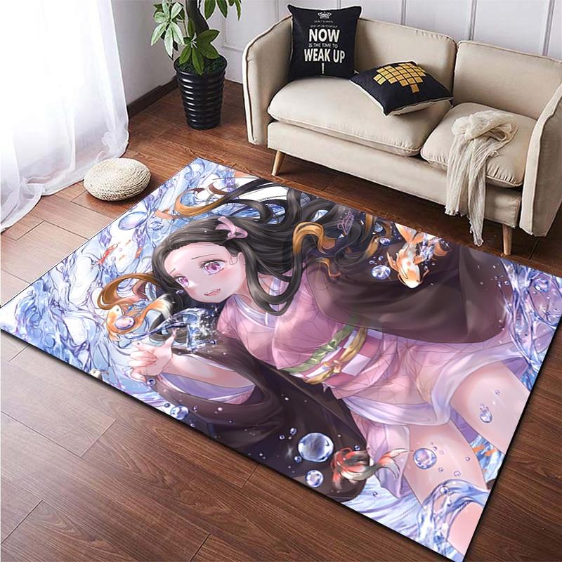 Sexy Anime Girl Carpet Party Bikini Beach Mat Decor Floor Mat Anime Rug Door Mat Game Room Yoga Mat Picnic Yoga Play Mat