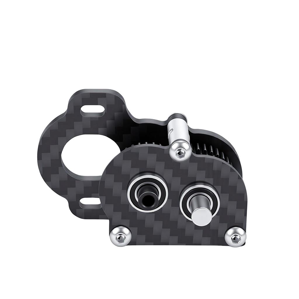 Carbon Gearbox with Adapter Plate Fit for LCG Chassis 1 10 Scale Ultra Light 48P Carbon Fiber Tiny Gearbox Left Motor