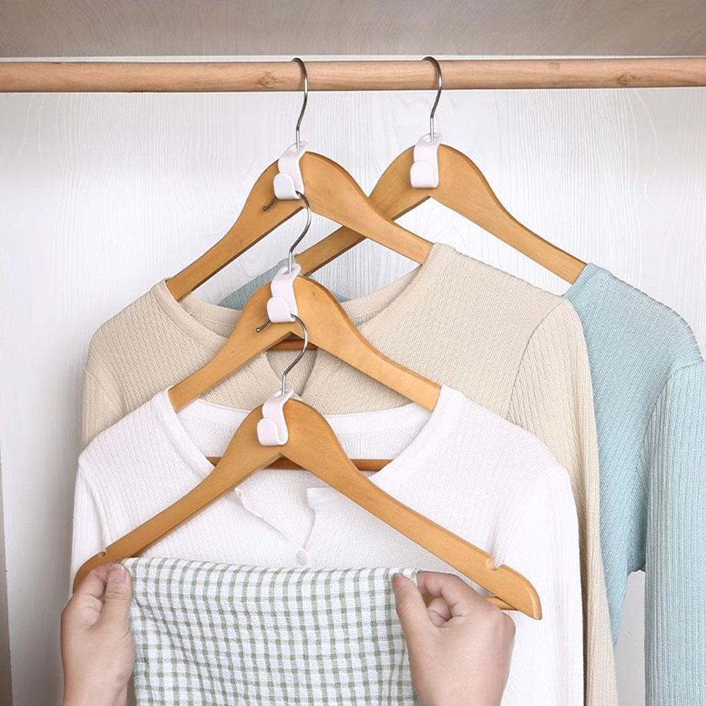 10Pcs/20Pcs Clothes Hanger Mini For Wardrobe Connector Hangers Wardrobe Space Hook Up Cascading Wardrobe Organizer Clothes