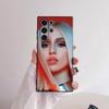 Fashion A-Ava M-Max Phone Case For Samsung Galaxy S25 S24 S22 S23 Ultra S21 S20 Plus 5G Frosted Non-Slip Full Cover Soft Case