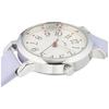 Fieldwork Lovely Analog Watch with Silver Leather Strap, GY044-3, Women's, Purple