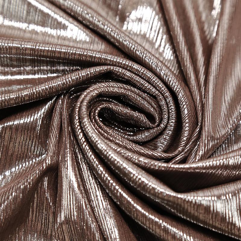 Sparkling Elastic Fabric for Dance Wear Costumes Dress Gilded Soft Stretch Fabric Background Decoration Clothing DIY Material