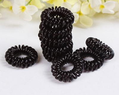 30 PCS Black Elastic Girl Rubber Hair Ties Bands Headband Rope