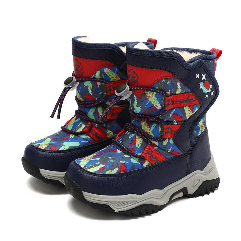 Winter New Children's Snow Boots Trendy Cotton Shoes