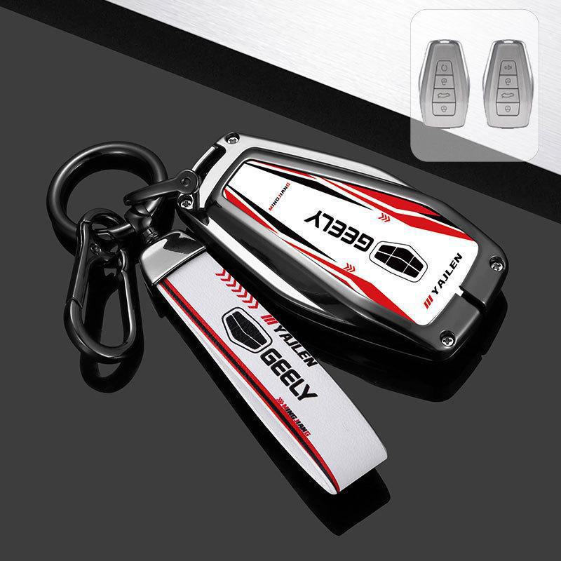 

Премиальный чехол для ключа для моделей Geely: Emgrand, Xingrui, Xingyue L, Binrui, Coolray, Boyue, Binyue и GS.