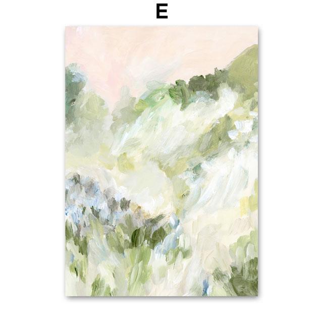 Retro váza na květiny Jelen Lilie Galerie Barevné plakáty a tisky Nástěnné umění Plátno Olejomalba Nástěnné obrázky pro dekoraci obývacího pokoje