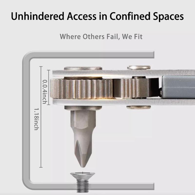 26 in 1 & 24 in 1 Precision Screwdriver Set,[Bearing Steel] 36-Tooth Mini Ratchet Wrench,Magnetic Offset Screwdriver Repair Tool