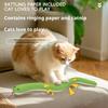 Cat Toy Snake 1pc Crinkle Sound Toy Soft Linen Interactive Kitten Exercise Kicking Toy Suitable for Indoor Cats Suitable