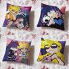 P-panty and Stockings Cushion Cover Premium Comfort Reversible Pillow Cove -Two In One Design for Any Room & Car Interior