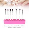 Multi-Grid Partition Silicone Makeup Brush Holder  Storage For Tweezers And Small Beauty Gadgets