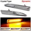 2Pieces LED Dynamic Side Marker Turn Signal Light Sequential Blinker Lamps For Ford Mondeo 4 Mk4 BA7 2007-2015 Car Accessories