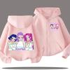 2025 Hot Funny Zip Up Sweatshirts Kpop Demon Hunters Hoodie Children Clothes Kid Girl Boy Sweatshirt Zipper Hoody Casual Top