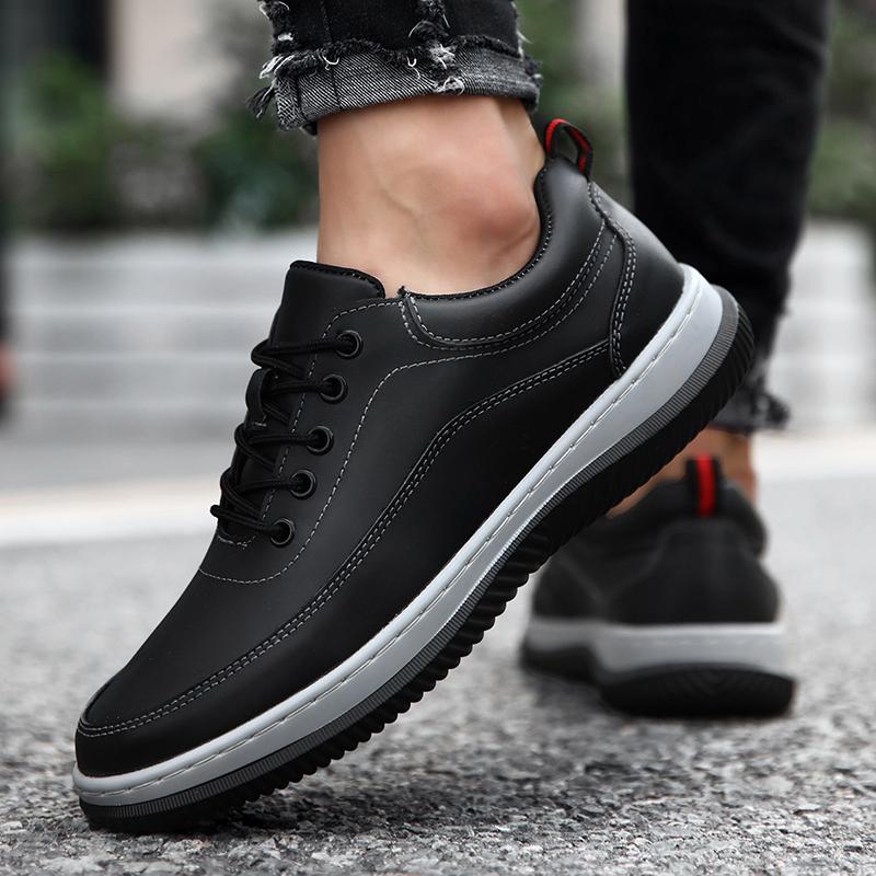 Newest Male Comfortable Genuine Leather Shoes Slip On Band Fashion Design Casual Men'S Shoes Business Loafers Man Handmade Footwear