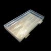 100x Clear Case Paper Money Currency W/ Box Plastic Storage Pocket Sleeves Kit