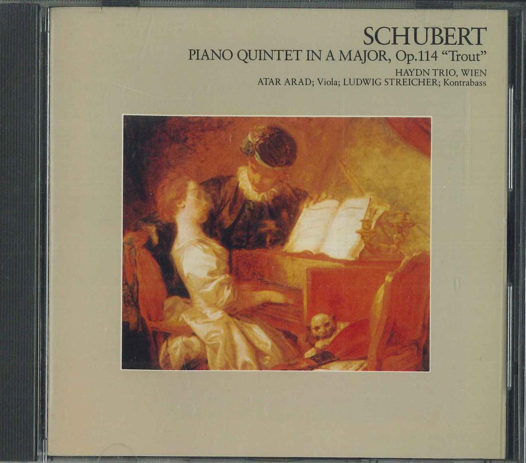 CD  - Schubert: Piano Quintet "The Trout" FDCA6203 King Record Co. 1982 Japan Classical Used