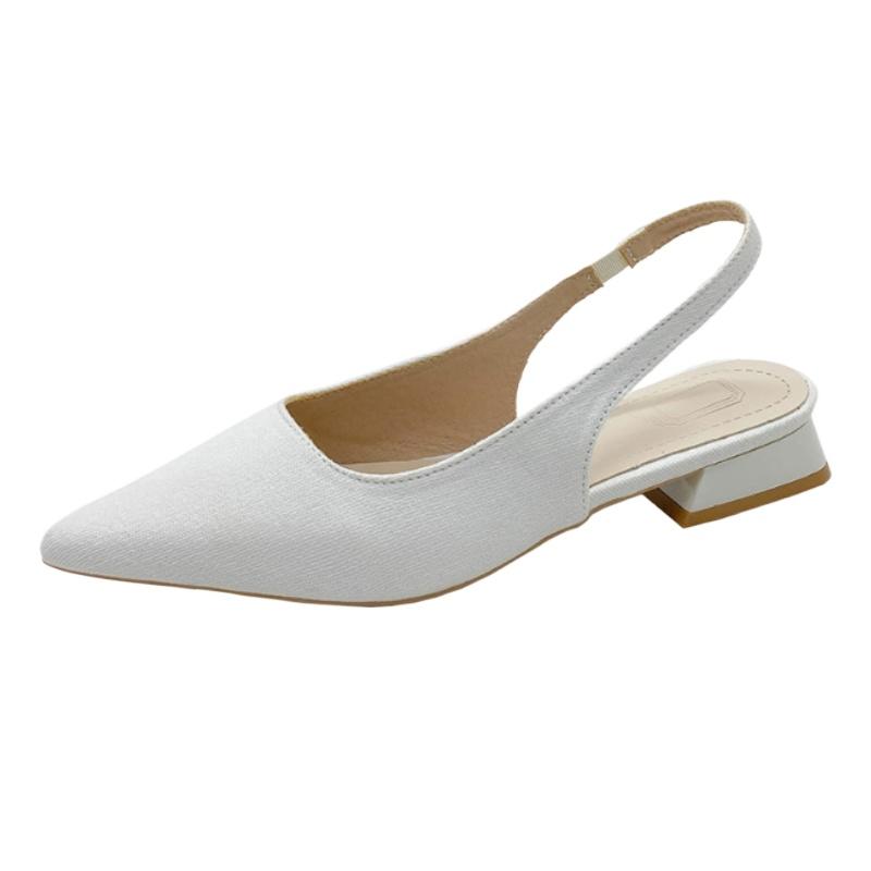 Fashion 2025 High Quality Ladies Shoes Plus Size Women's Sandals Slip-on Fashion Slingbacks Office and Career Hot Sale Toe Cap Sandals