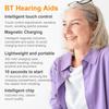 1 Pair Sound Aids Magnetic Charging Simple to Operate Intelligent Noise Reduction Hearing Sound Amplifier