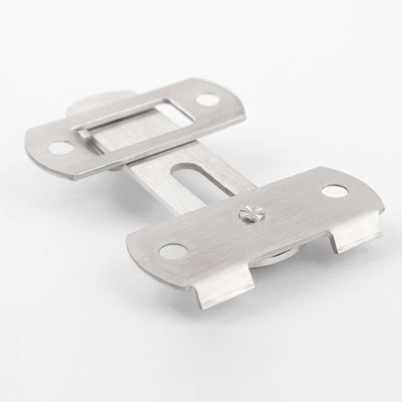 Barn Door Gate Latch Flip Door Latch for Outdoor Gates Small Sliding Door Lock Closet Bathroom Cabinet French Doors Security