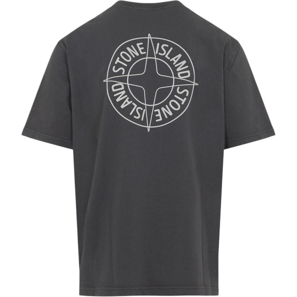 Stone Island Logo Letter Pullover Short Sleeve T-Shirt Men tops L1S152100001S0284-V0065
