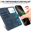 Leather Case for IPhone 17 Air 16 Promax 15 Plus 14 Pro Max 13 Pm 12 Magnetic Card Slots Wallet 2 in 1 Phone Cover