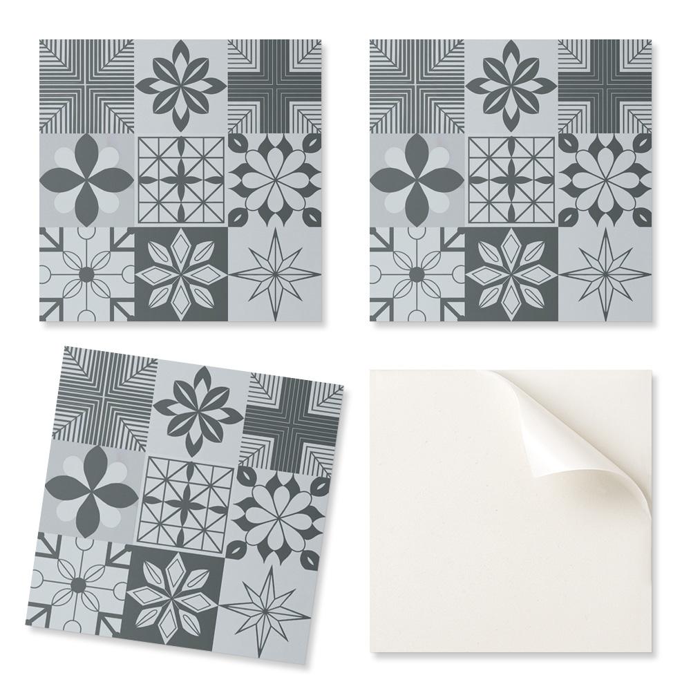Set of PVC Tiles With a Pattern Self-Adhesive For Bedroom Geometric Patterns In Mosaic 20X20X20 Cm