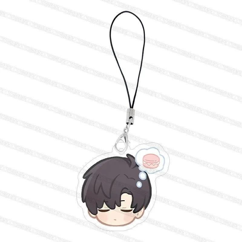 Big Avatar Love and Deepspace Anime Mobile Phone Lanyard KeyChain Sylus Zayne Men Women Print Figure Hanging Key Rope Pendant