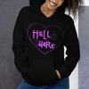 Hell Here Gothic Goth Nugoth Unisex Hoodie