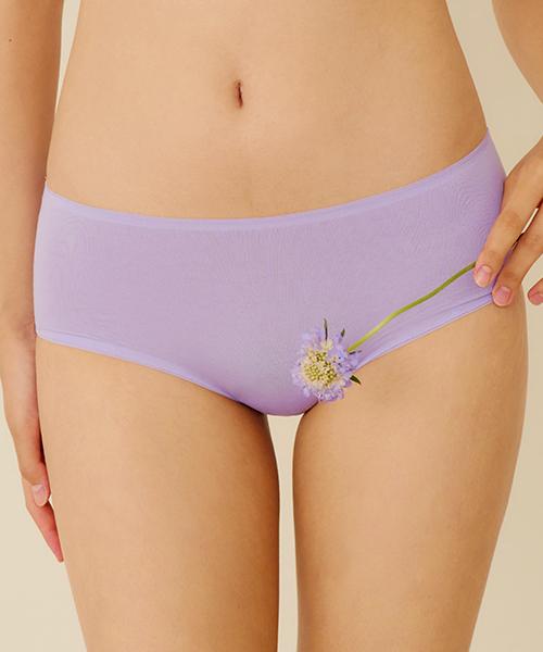 Maleunpaibeu Sheer Panties Breathable Modal Seamless_4Colors