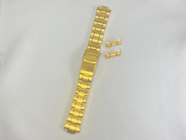 3273BG SEIKO 5 Sports 20mm Stainless Steel Bracelet Gold Via (for SNZB26JC/ SNZB28J1/ 7S36-00Y0) (Ships Nekoposu)