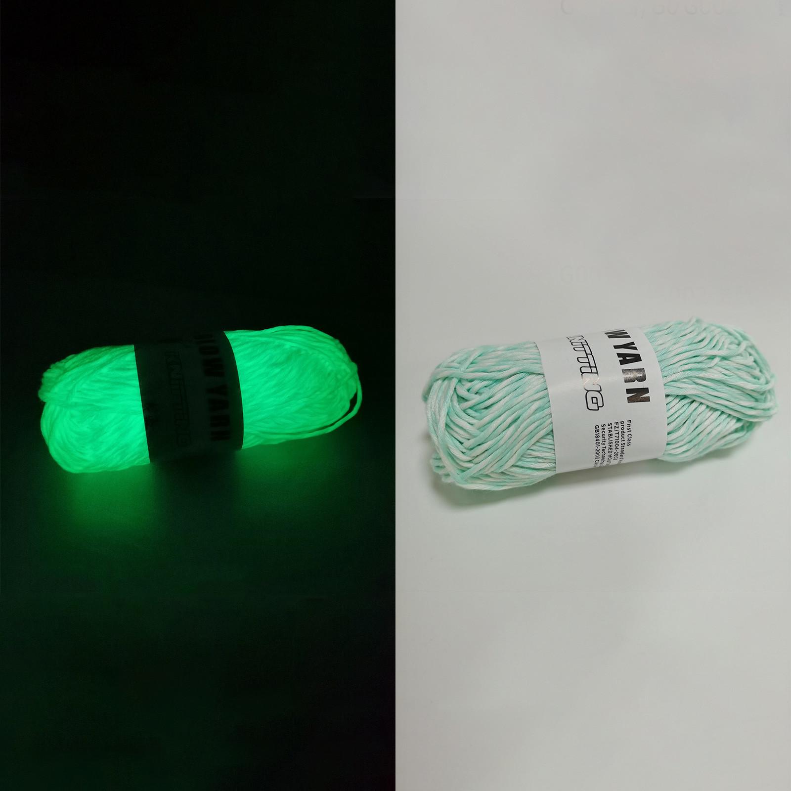 

Double Color Luminous Hand Woven Yarn Suitable For Beginners