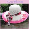 Summer Sun Hat For Women With Wide Brim And Raffia Straw Material For Outdoor Activities