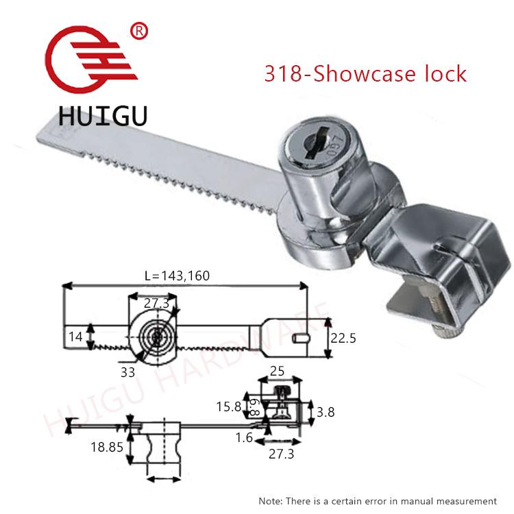 High-quality Rotary Tongue Cam Lock for Drawer File Cabinet Sliding Door Lock (as the picture,Sliver)