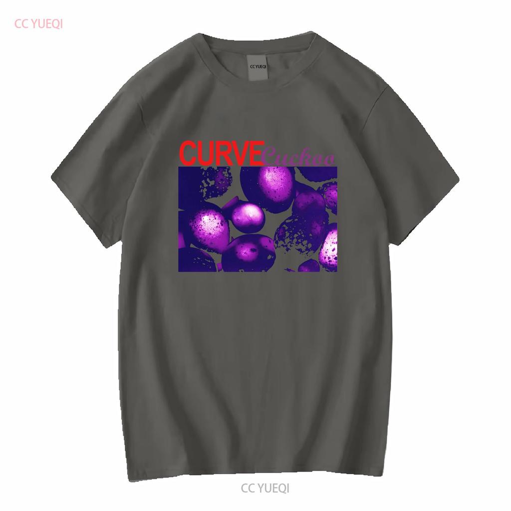 Curve T Shirt Cuckoo Long or Short Sleeves Vintage Washed Slightly Designer Clothes Homme Top For Everyday Wear Soft Breathable