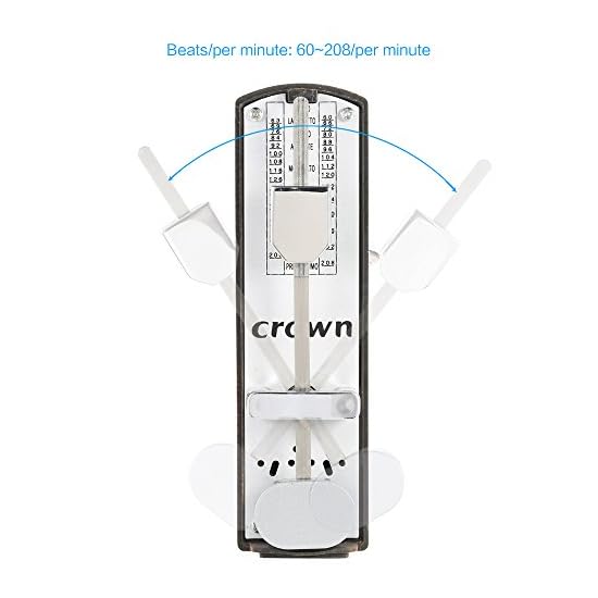 Btuty Portable Mini Mechanical Metronome Universal Metronome for Piano, Guitar, Violin, Ukulele, and
