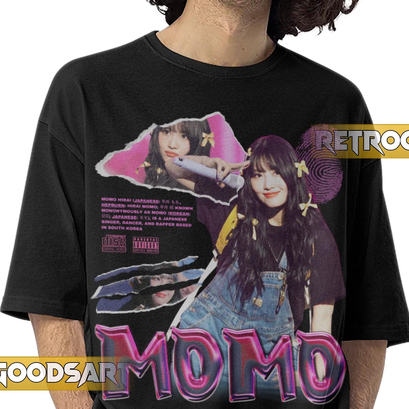 MOMO TWICE GIRLGROUP Band Shirt / Momo Hirai Twice Tour / Twice Kpop GirlbandConcertMerch / Momo Vintage Retro Tee M