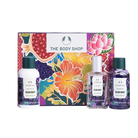 

The Body Shop Black Grape Shower Gel, Body Lotion & Body Mist Gift Set
