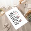 Anti-slip Washable Kitchen Mat Rug Welcome Home Door Mat Living Room Rug Bedside Bathroom Mat