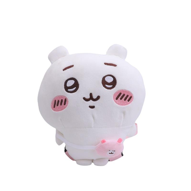 Plush Doll Backpack Ins Japanese Hong Kong Style Doll Backpack Plush Bag Tide Women's Backpack