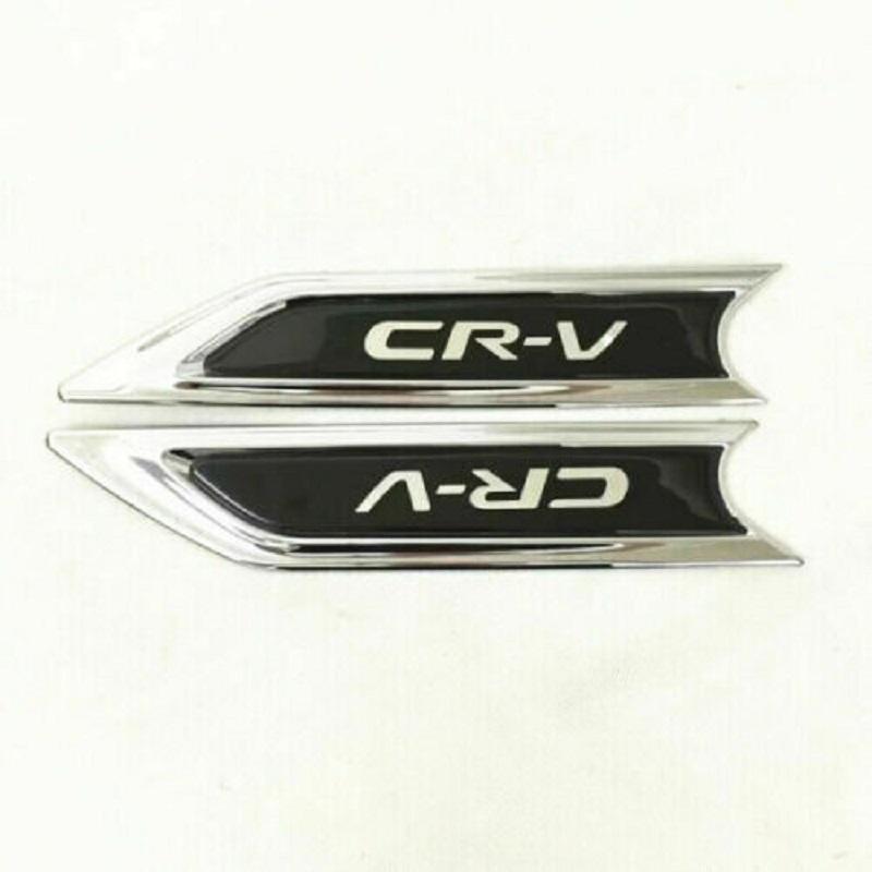 2pcs Car Side Body Molding Trim Cover Emblems for CRV 2017-2019 Auto External Set Accessories Auto Decorative Sign