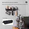Wall-Mounted Coffee Accessory Organizer with Tamper Holder & Hammer Bar