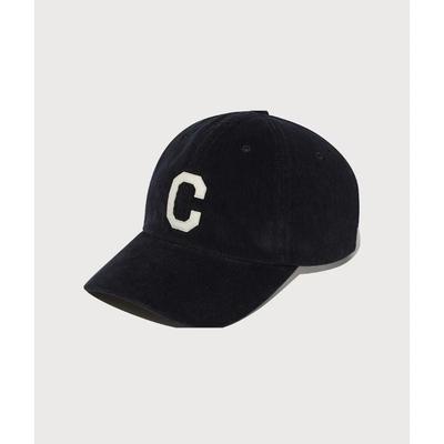C Logo Applique Corduroy Ball Cap B1 CO2504CA02 NA BK IV