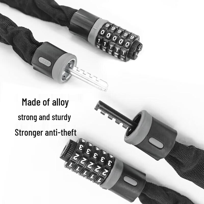 Chain Password Lock for Bikes & Motorcycles