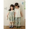 Girls' Summer Floral 3-Piece Outfit Set