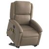 VidaXL Electric Massage Recliner, Relaxation Chair with Adjustable Backrest and Footrest, Seat of 3204253