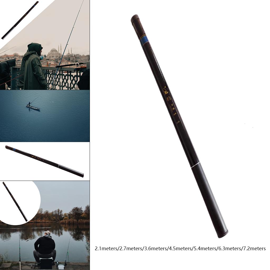 Ultralight Telescopic Fishing Rod Hard Travel Pole Equipment for Freshwater Stream