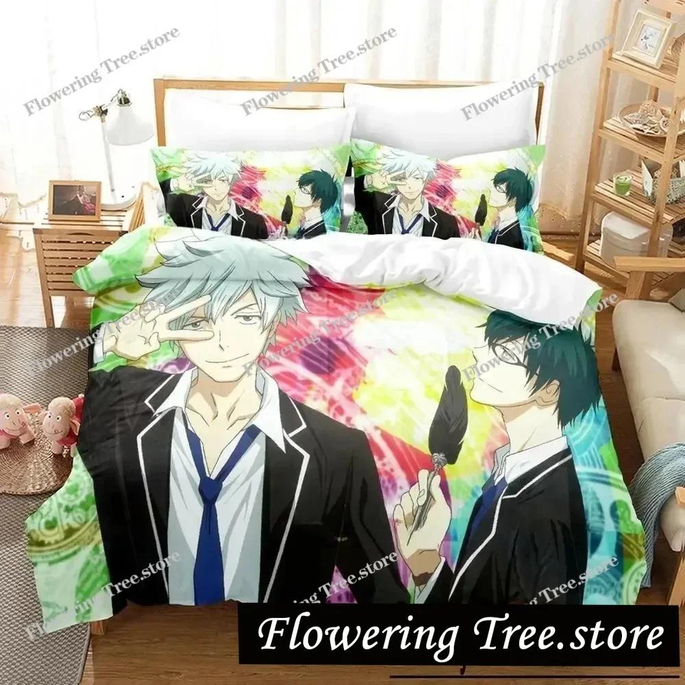 Yamada-kun and the Seven Witches Bedding Set Cartoon Anime Three-piece Set Adult Kid Bedroom Duvet Cover Sets 3D Kawaii Girls029