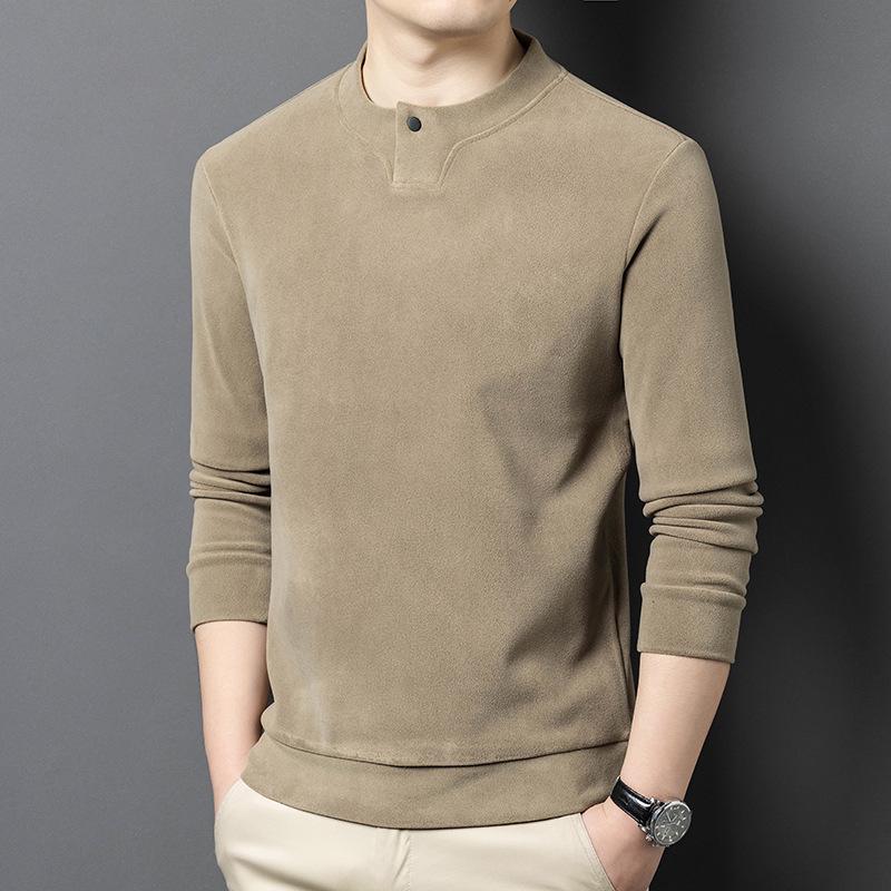 Men s Autumn/Winter Double-Sided Velvet Hoodie - Warm, Versatile, Long-Sleeved Casual Top S