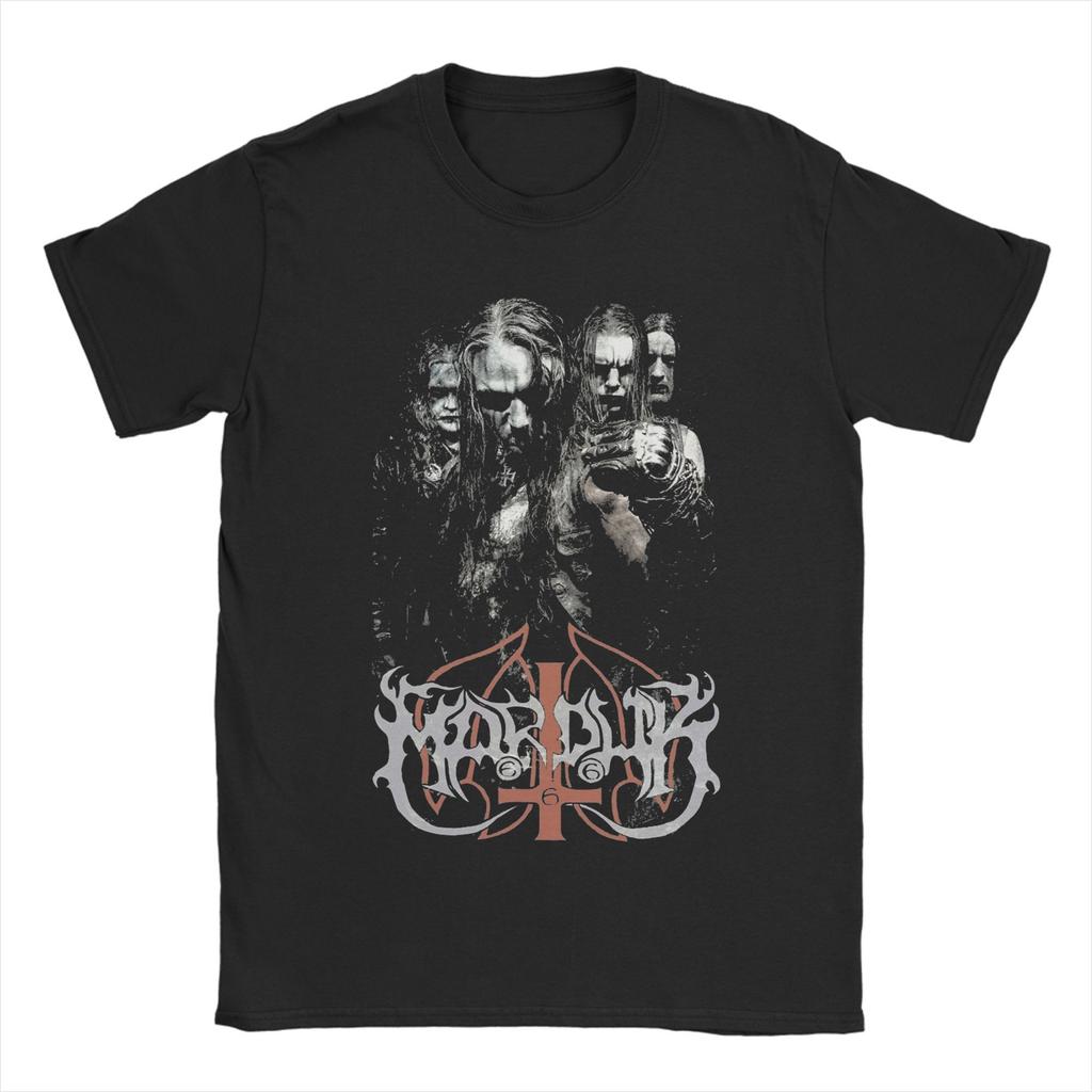 Marduk Metal Band  Graphic Printed T Shirt for Men Women  Cotton  Tee Shirt Clothes